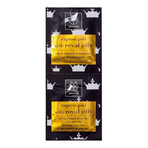 Apivita mascarilla facial reafirmante royal jelly   2 x 8 ml