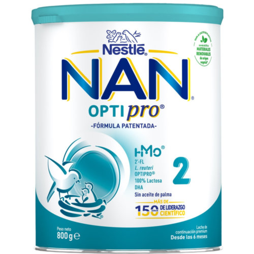NAN 2 LECHE LACTANTES DE CONTINUACION (800 G)