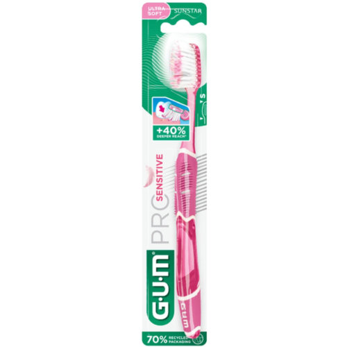 Cepillo dental adulto gum pro sensitive compact 1 unidad super soft - gum pro sensitive compact