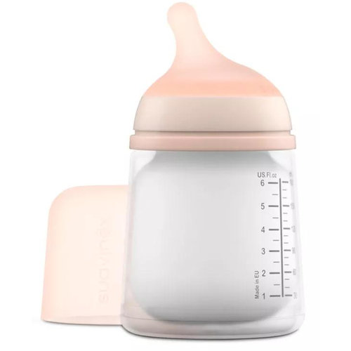 Suavinex biberon tetina s silicona +0 m 180 ml