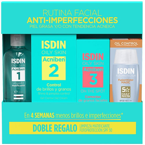 Isdin acniben rutina facial anti-imperfecciones