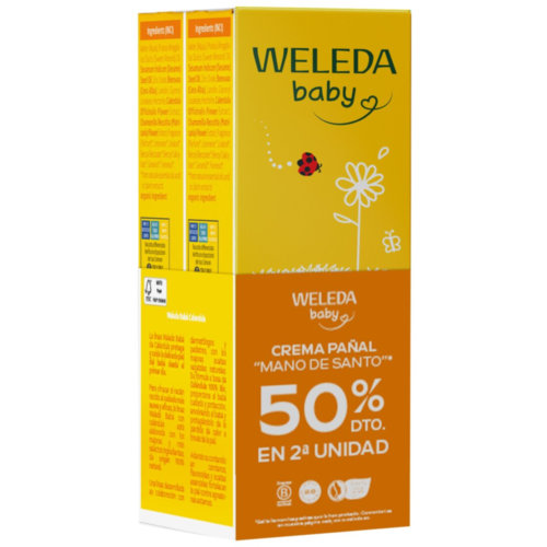 Weleda duplo crema pañal 75 ml 50% dto 2u