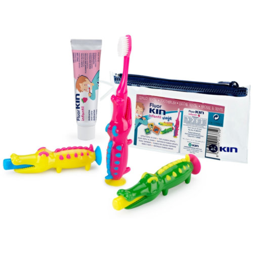 Cepillo dental infantil + pasta dental - kin (pack infantil)