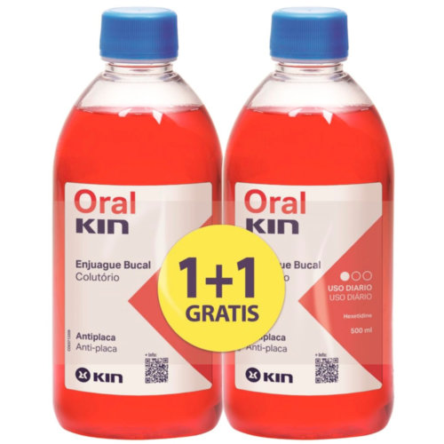 Oralkin enjuague pack 500+500