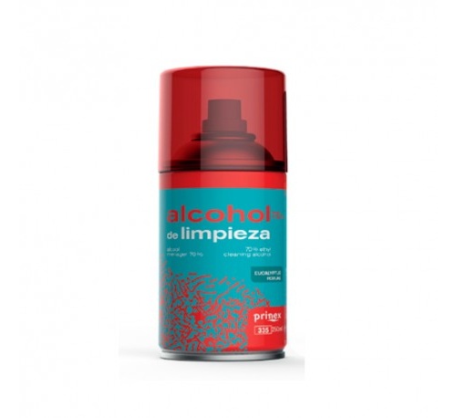 Alcohol higienizante prinex en aerosol 250ml
