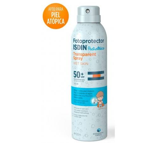 FOTOPROTECTOR ISDIN SPF-50+ PEDIATRIC TRANSPAR - WET SKIN (200 ML)