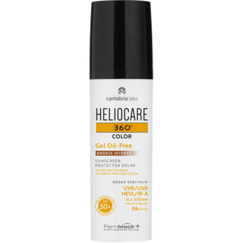 Heliocare 360º spf 50+ color gel oil-free - protector solar (1 envase 50 ml color bronze intense)