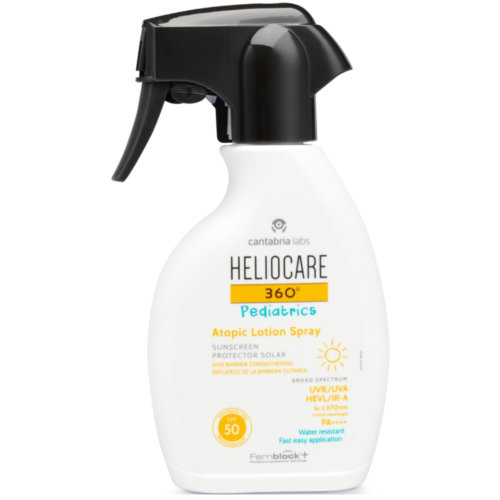 Heliocare 360º spf 50+ pediatrics atopic lotion - protector solar (1 spray 250 ml)