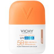 Vichy capital soleil uv aqua fluido hidratante spf 50   50 ml color tono medio