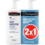 Neutrogena hidratacion profunda sin perfume 2 x 750 ml