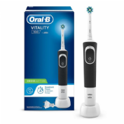 Cepillo dental electrico recargable - oral-b vitality 100 cross action (negro)