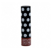 Apivita balsamo labial con color castaña chestnut