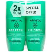 Apivita duplo bee fresh desodorante roll-on 50 ml