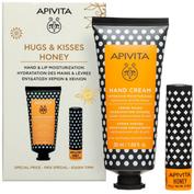 Apivita pack honey crema de manos hidratante intensiva + labial honey