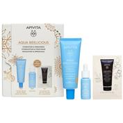 Apivita pack aqua beelcious spf30 con color 40 ml + serum 10 ml + gel limpiador 5 ml