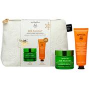Apivita pack  bee radiant gel-crema antiedad y antifatiga 50ml + face mask orange 50ml