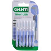 Cepillo interdental gum 1312 trav-ler 0.6 mm 6 unidades - gum 1312 trav-ler