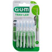 Cepillo interdental viaje gum 1414 trav-ler ultrafino 1.1 mm conico 6 unidades - gum 1414 trav-ler