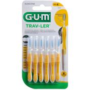 Cepillo interdental viaje gum 1514 trav-ler extrafino 1.3 mm conico 6 unidades - gum 1514 trav-ler