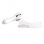 CEPILLO Y PEINE INFANTIL SOFT - SUAVINEX (BLANCO DECORADO)