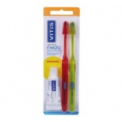 CEPILLO DENTAL ADULTO - VITIS ACCESS (MEDIO BLISTER 2 U)