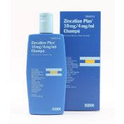 ZINCATION PLUS 10 mg/4 mg/ml CHAMPU , 1 frasco de 200 ml