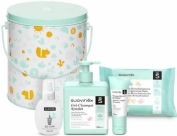 Cubo metal bebe mint & mostaza (pack)