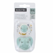 Chupete silicona anatomico suavinex clasico 0 - 6 meses 2 unidades - suavinex clasico