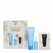 Apivita pack aqua beelicious textura ligera oil free 40 ml + serum 10ml + cleansing gel 5ml