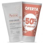 Avene cold cream crema de manos concentrada  2 envases 50 ml pack duo