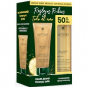Rene furterer pack okara blond champu brillo + spray aclarante