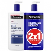 Neutrogena formula noruega hidratacion profunda - locion corporal rapida absorcion piel seca (2 enva