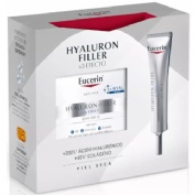 Eucerin pack  hyaluron filler dia fp15 +ojos regalo