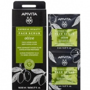 Apivita mascarilla exfoliante facial oliva 2 x 8 ml