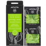 Apivita mascarilla higo hidratante calmante prickly pear 2x 8 ml