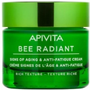 Apivita bee radiant crema signos de la edad y antifatiga