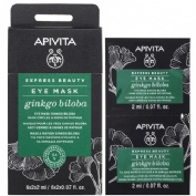 Apivita mascarilla para el contorno de los ojos gimkgo biloba 2 x 2 ml