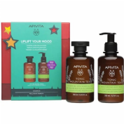 Apivita pack tonico mountain tea gel de baño+ leche corporal 200 ml
