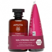 Apivita champu tonico mujer+ acondicionador para cabello fino