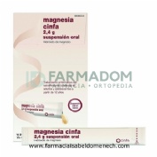 MAGNESIA CINFA 2,4 g SUSPENSION ORAL , 14 sobres
