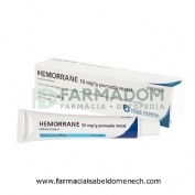 HEMORRANE 10 mg/g POMADA RECTAL , 1 tubo de 30 g