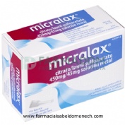 MICRALAX CITRATO/LAURIL SULFOACETATO 450 mg/45 mg solucion rectal , 12 enemas