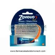 ZOVIDUO 50 mg/g + 10 mg/g CREMA , 1 tubo de 2 g