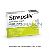 STREPSILS pastillas para chupar sabor limon, 24 pastillas