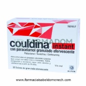 COULDINA INSTANT CON PARACETAMOL GRANULADO EFERVESCENTE , 20 sobres