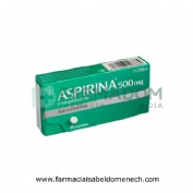 ASPIRINA 500 mg COMPRIMIDOS , 20 comprimidos