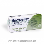 BECOZYME C FORTE COMPRIMIDOS RECUBIERTOS  , 30 comprimidos