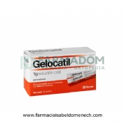 GELOCATIL 1 g SOLUCION ORAL,10 sobres
