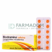 BIODRAMINA CAFEINA COMPRIMIDOS RECUBIERTOS , 12 comprimidos
