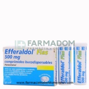 EFFERALDOL FLAS 500 MG COMPRIMIDOS BUCODISPERSABLES, 16 comprimidos (8 + 8)